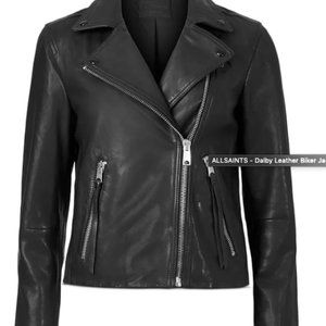 All Saints Leather Jacket - Dalby Biker - NWT